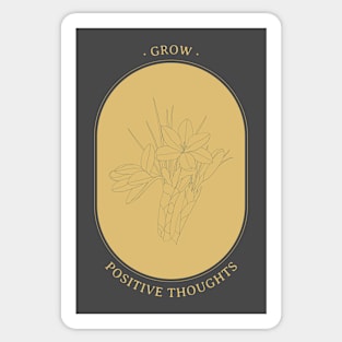 Grow Positive Thoughts Sticker